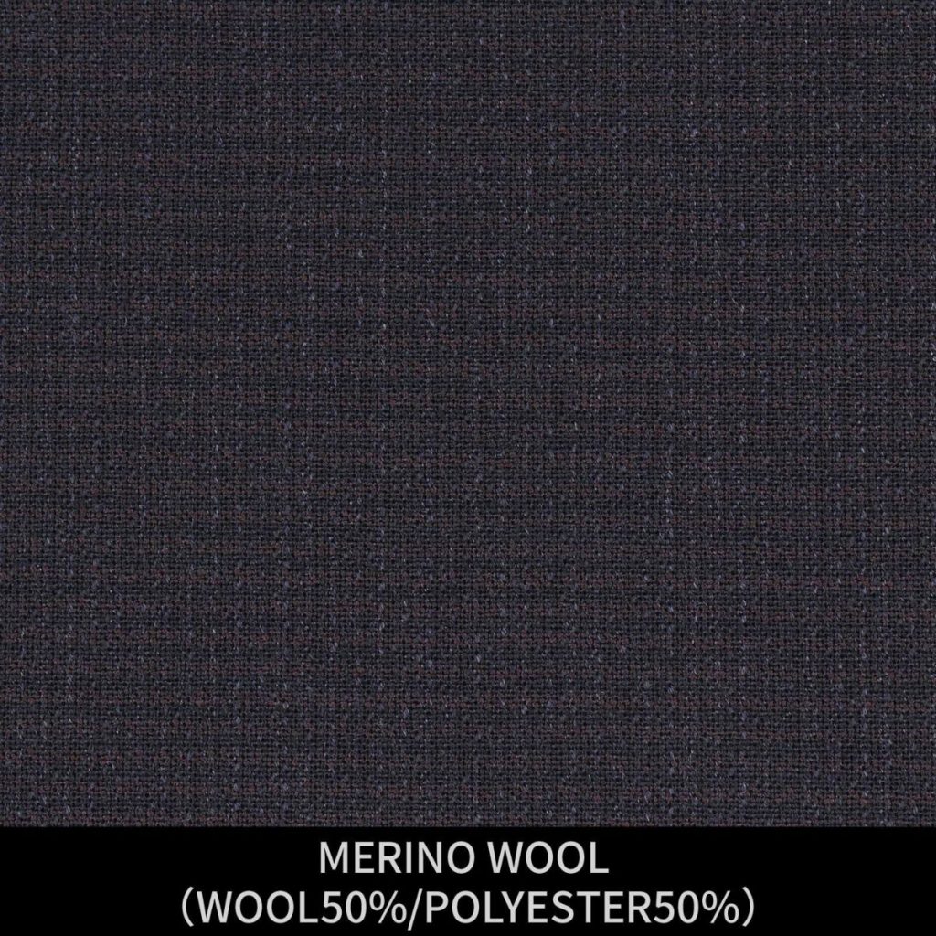【MEN'S】【パターンオーダー】【KSW】スーツ/ブラック＆ブラウン/MERINO WOOL (WOOL50%/POLYESTER50%) 商品番号 KSW-086186 ¥ 38,000 ＋税