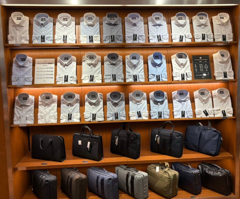 スーツセレクトアスナル金山 ワイシャツコーナー