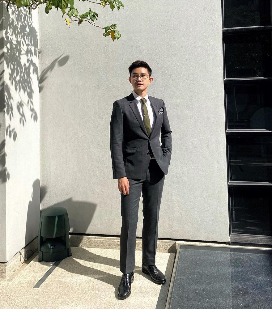 Costumer x Birds Eye Skinny Suit