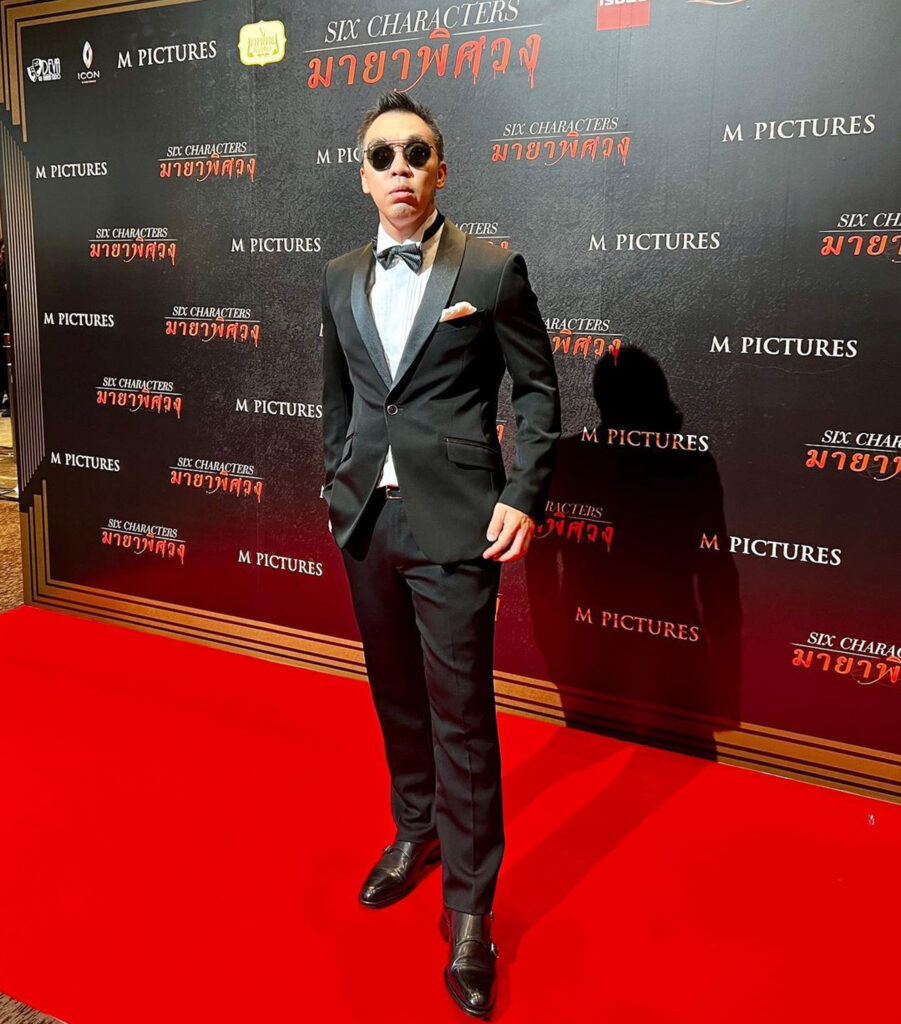 คุณป๊อบ เชษฐรัตชฎ์ กิตติโชติวงศ์ ได้สวมชุด TUXEDO (WORLD PREMIERE GALA )