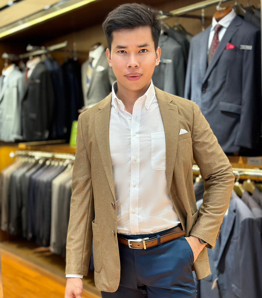 ［MELANGE KNIT JACKET］คุณอั๋น @CENTRAL PLAZA CHAENGWATTANA